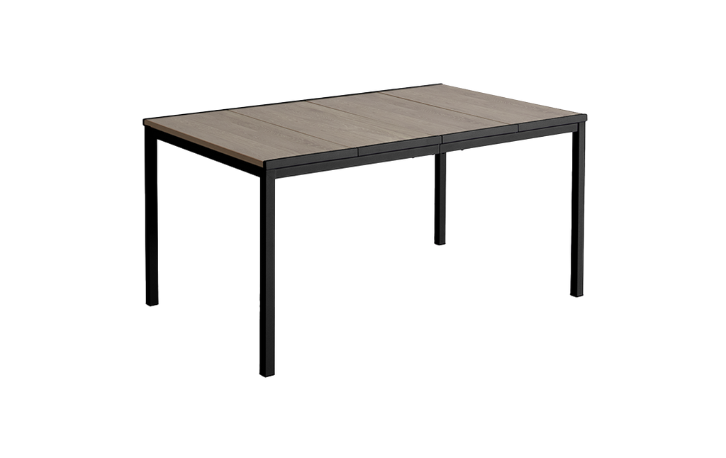 Signature Porto 160cm Table + Elisa Dining Chair, Set of 6 - Ashwood Brown