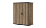 Signature High Store Storage Cabinet - Ashwood Brown