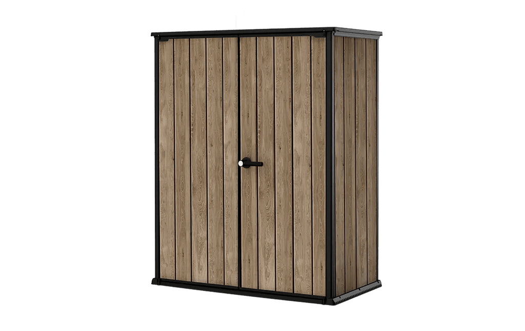 Signature High Store Storage Cabinet - Ashwood Brown