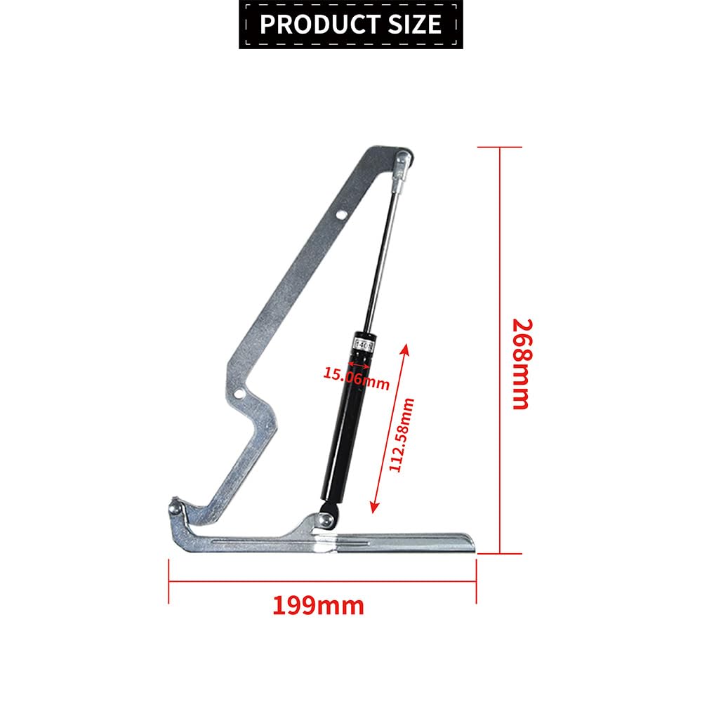 Pack of 1 140N Piston Gas Strut Compatible with Keter Hinge Store It Out Arc/Max/Elite/Premiere 1150 XL Storage Bins Boxes Sheds, Replacement Spare Part for WLPS Hinge