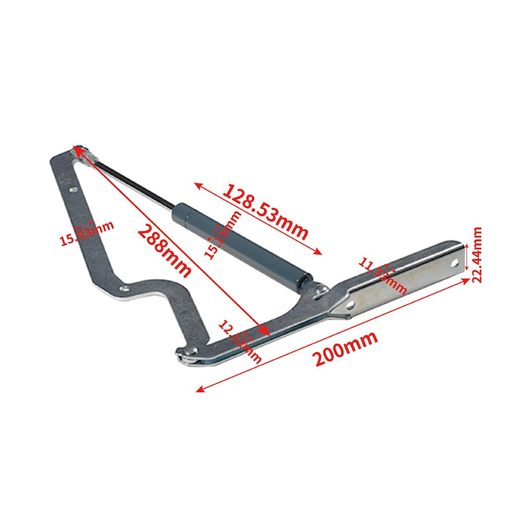 Compatible with Keter Hinge for Keter Westwood Rockwood Borneo Sumatra Deck Box SOP Piston Hinge Gas Pressure Jack Lift