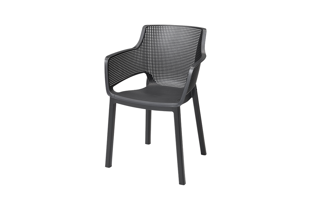 Signature Porto 160cm Table + Elisa Dining Chair, Set of 6 - Ashwood Brown
