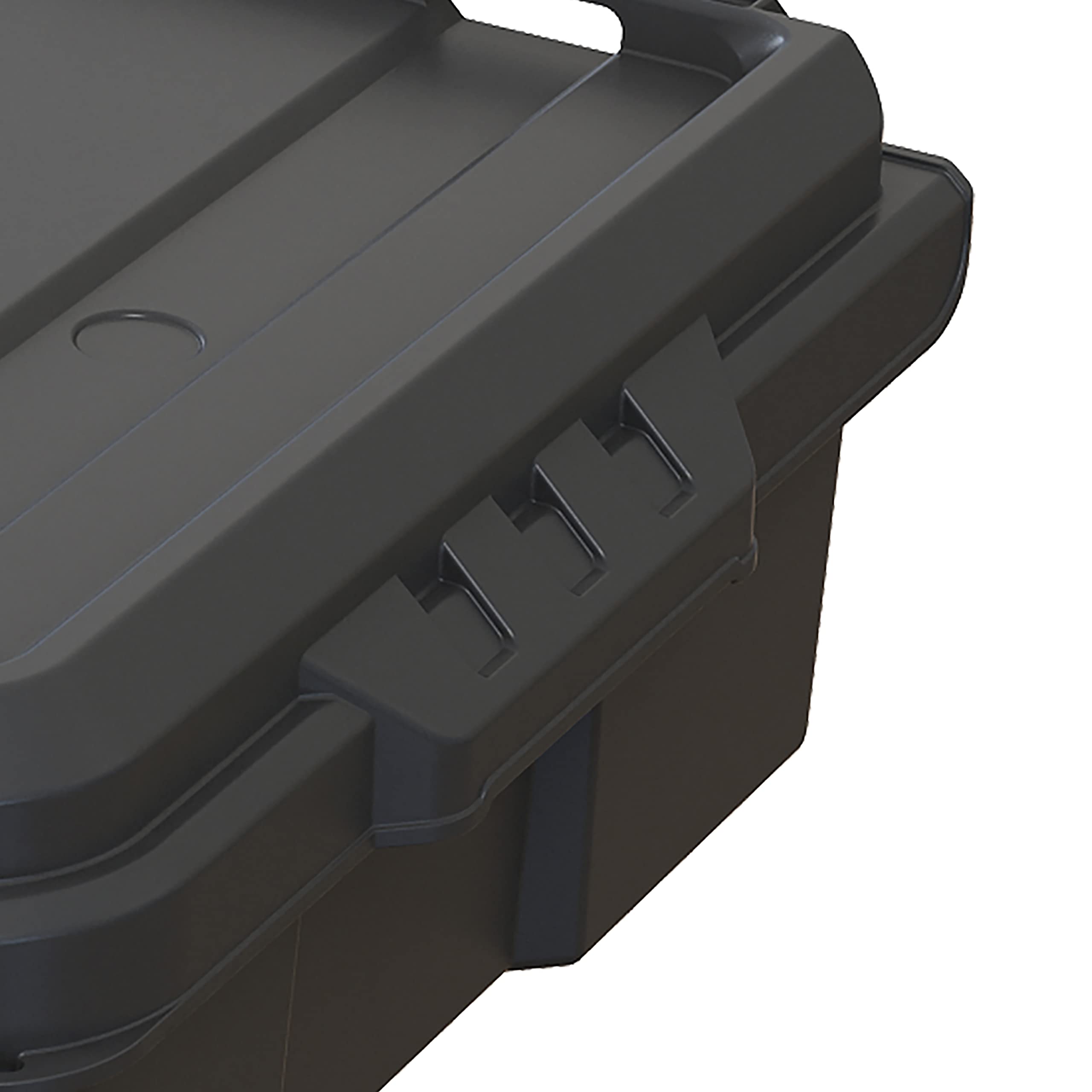 Keter Stack n' Roll Modular DIY Power Tool Storage Case, Stackable, Lightweight, Durable, Water Resistant, Black