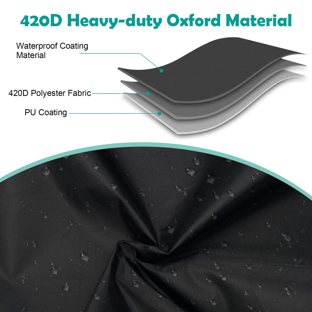 Outdoor Prep Table Cover for Keter Unity XL, Windspeed 420D Patio Table Cover 52in for Keter Unity XL, Waterproof (133x90x57cm)