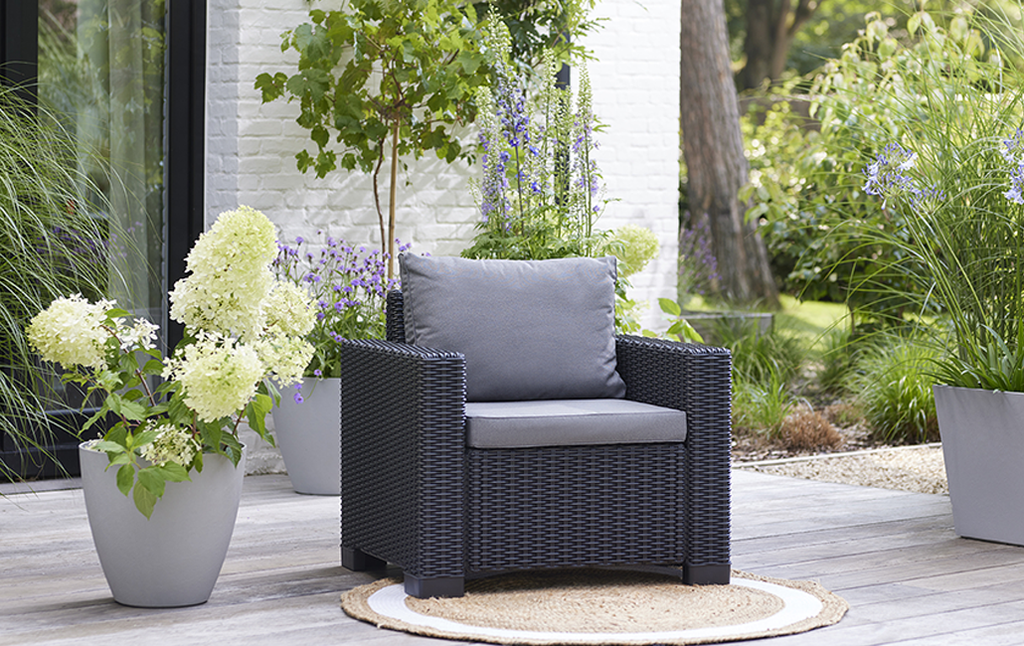 California 5 seater Lounge set - Grey