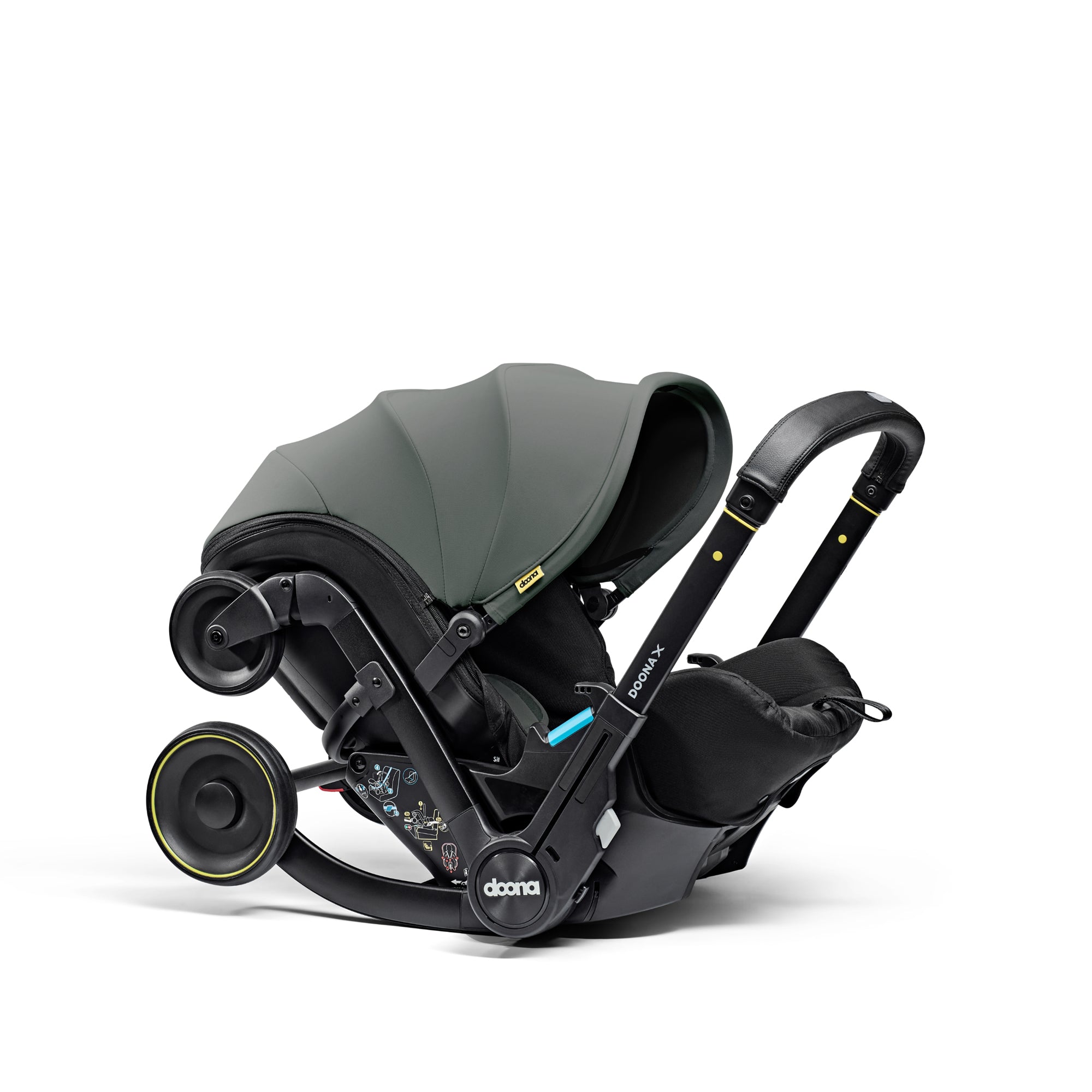 Doona X Car Seat & Stroller & Isofix Base - Slate Green