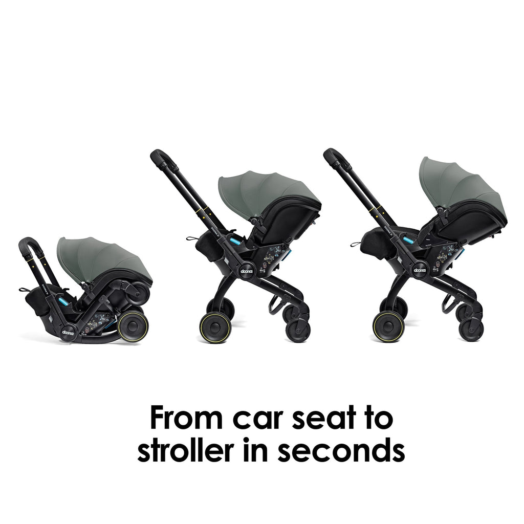 Doona X Car Seat & Stroller & Isofix Base - Slate Green