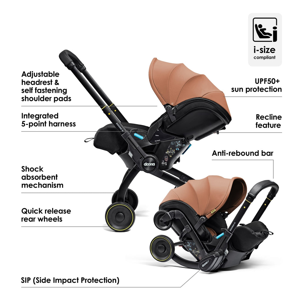 Doona X Car Seat & Stroller - Terracotta