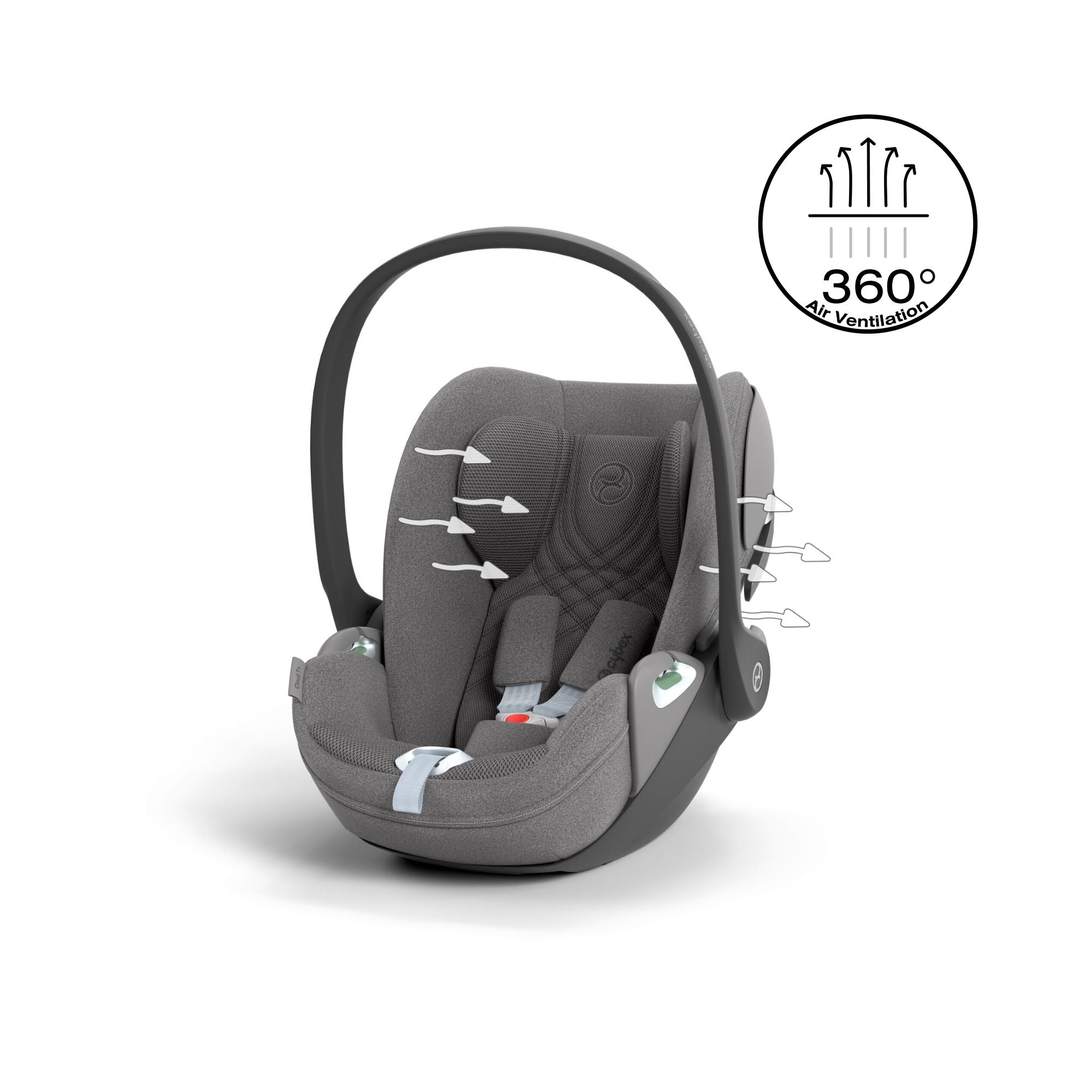 Cybex Cloud T i-Size Plus Car Seat & Base T Isofix Base - Mirage Grey