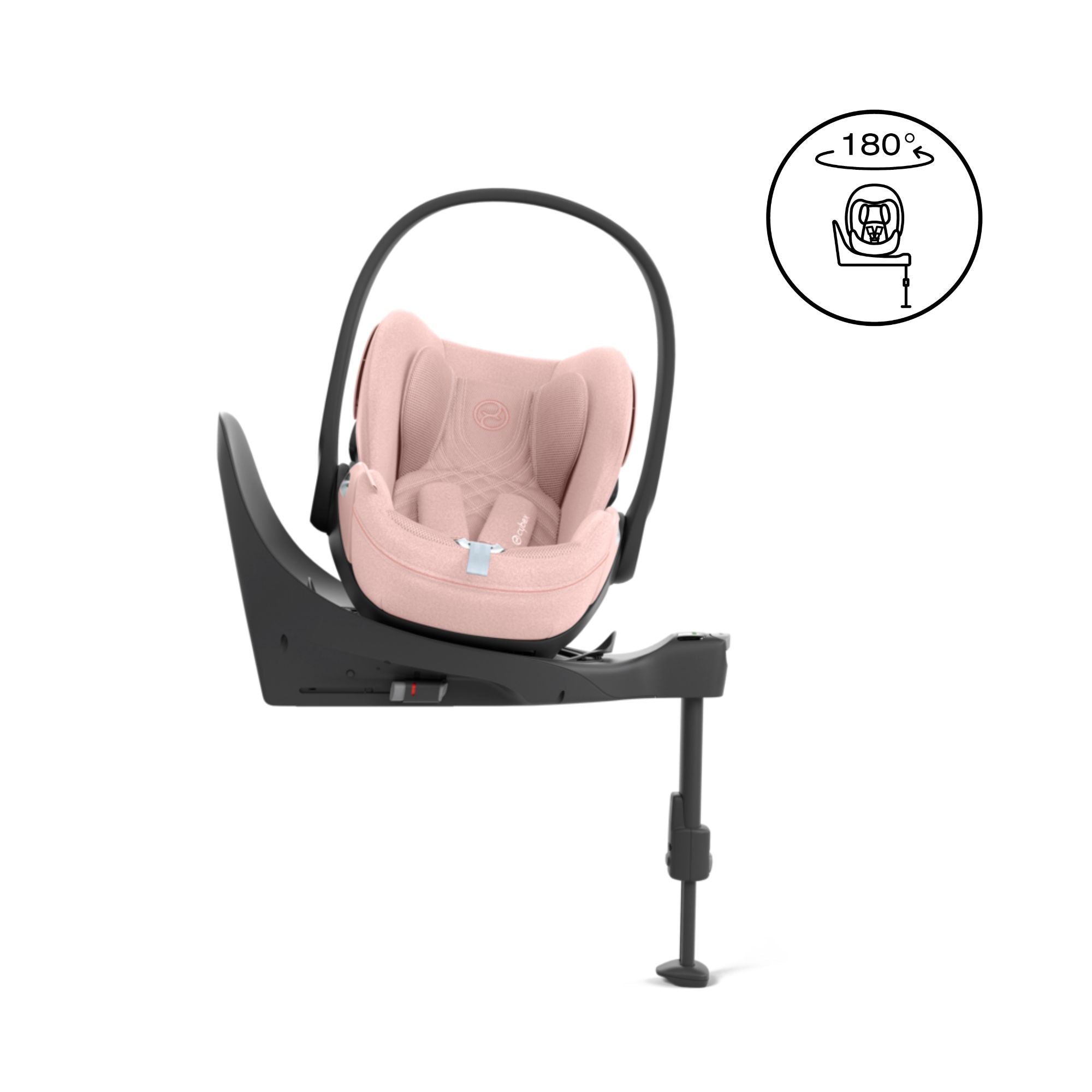 Cybex Cloud T i-Size Plus Car Seat & Base T Isofix Base - Peach Pink