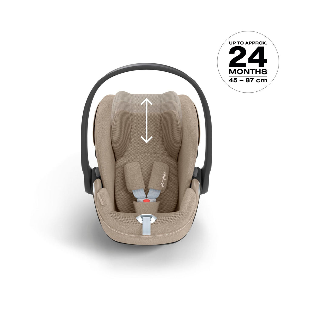 Cybex Cloud T Plus i-Size Car Seat - Cozy Beige