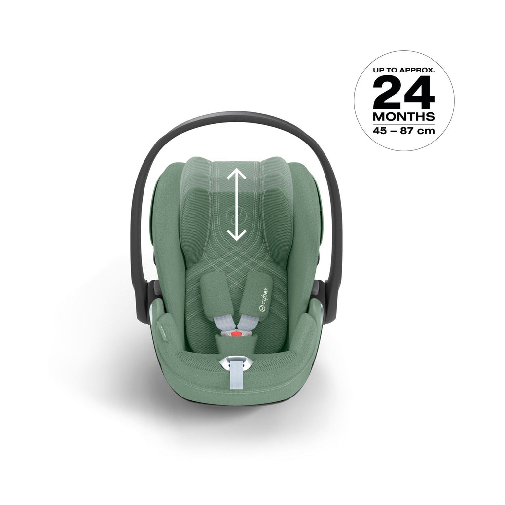Cybex Cloud T i-Size Plus Car Seat & Base T Isofix Base - Leaf Green