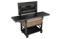 Signature Patio Cooler and Beverage Cart - Ashwood Brown